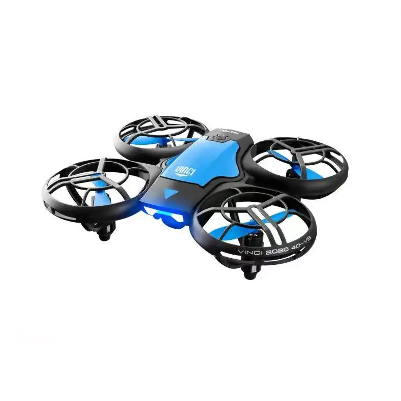 In Stock V8 Mini Drone 4K 1080P HD Camera WiFi Fpv Protective design drone Quadcopter RC Drone Toy Gesture Control