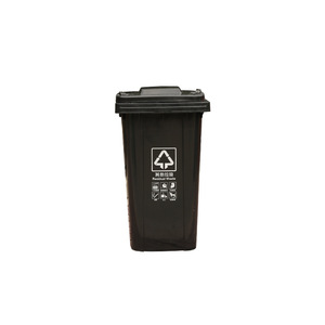 <b>Large</b> outdoor sanitation waste <b>bin</b>, <b>large</b> capacity, classified, outdoor commercial use, thickened, with lid, 240L, - Product Image 1