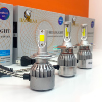 BaoBao BB151 H4 H1 H3 H7 H11 H8 9005 9006 H27 9012 880 high beam12v 6000K C6 Ampoule Lumières Led Phares Pour Voiture faros para autos