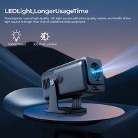 Nouveau projecteur Android 13, résolution 1920*1080, Full HD, 300 lumens ANSI, projecteur portable 1080P 4K MINI, projecteur TV Android