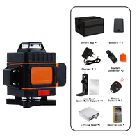 Machine de nivellement laser automatique, niveau laser 4D 16 lignes, lumière verte, 360