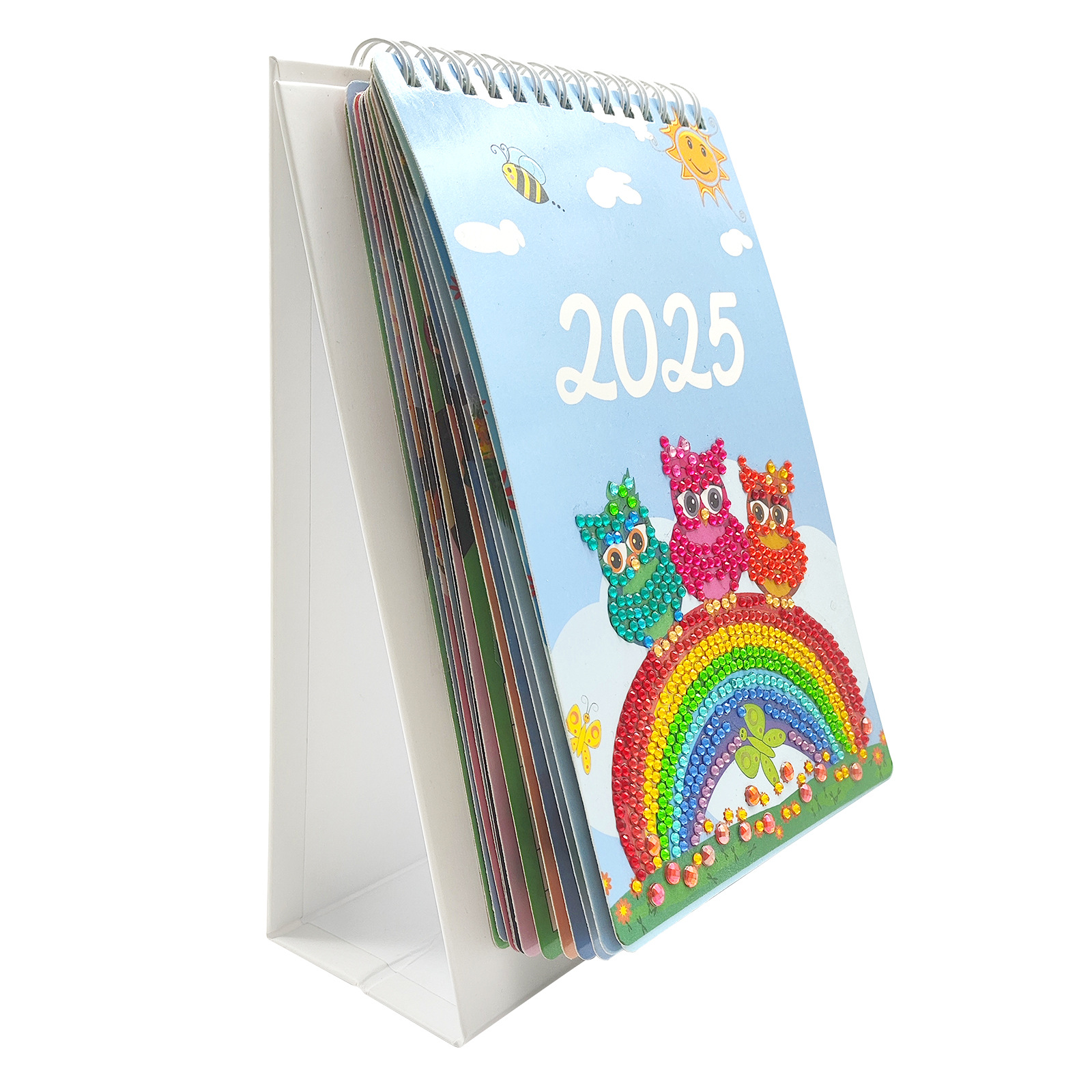 2025 новый высококачественный Новый Алмазный Узор Настольный календарь украшение бабочка алмазная живопись календарь