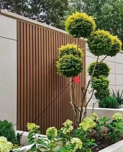 Panel de Revestimiento WPC para Pared Exterior, Lamas Acanaladas de Compuesto de Madera y Plástico para Valla y Jardín - Product Image 3