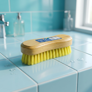 KLEEN up Handheld Wooden Floor <b>Brush</b> 0612 with Soft Bristles for Cleaning Bathroom and Other Surfaces - Product Image 3