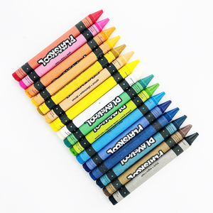 Crayones Lavables y Borrables No Tóxicos al por Mayor, Juego de 16 Colores, Crayones de Cera Jumbo con Certificación CE para Niños - Product Image 3