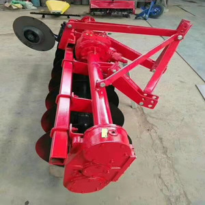 Disc Plough 4 Row Red Farm <b>Cultivator</b> High Productivity Gearbox Drive - Product Image 1