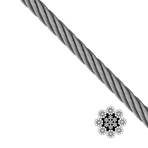Hợp kim ungalvanized dây thép dây 6.5mm-11mm 8x19s + FC thang máy dây dây kích cỡ khác nhau với giá cả cạnh tranh - Product Image 6