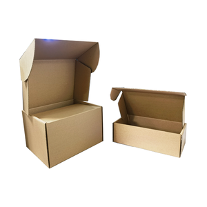 Caja de correo de cartón corrugado cuadrado muestra gratis logotipo personalizado caja de embalaje de papel Kraft rígido de 3 capas para envío - Product Image 6