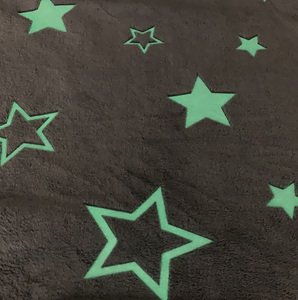 Di alta Qualità Super Soft Velluto Accogliente Stella Brillante Luminoso Tiro Glow in The Dark Coperta di flanella - Product Image 2