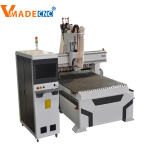 VMADE-enrutador 3D CNC de 4 ejes 1325 1530 ATC, máquina CNC en promoción, lista de precios para madera