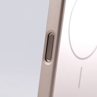 Coque de Téléphone Magnétique à Panneau Arrière en Verre Dépoli AG (Anti-Reflet) pour iPhone 17 14 15 16 13 Pro Max 17 Air avec Film de Protection d'Objectif