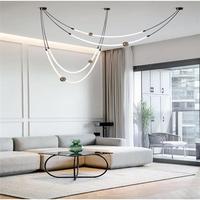 Luminaire suspendu design nordique minimaliste pour bar et salle à manger, lustre moderne pour comptoir d'accueil, îlot et table à manger.