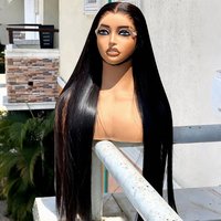 Perruque de cheveux humains 13x6 sans colle, avec dentelle frontale HD complète, SDD, ultra-lisse, cuticules alignées, en cheveux vierges bruts vietnamiens