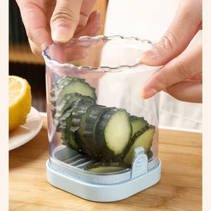 Coupe-fruits multifonction en acier inoxydable pour fraises, outil écologique, vente en gros, Chine - Product Image 1