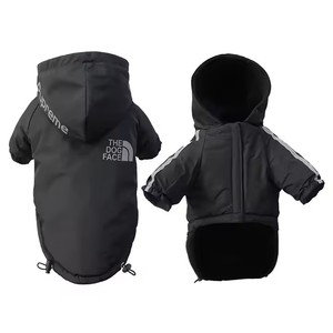 Ropa impermeable para perros, abrigo reflectante para mascotas para perros pequeños y medianos, chaquetas cálidas de lana para perros, impermeable para cachorros, traje de <span class=keywords><strong>Chihuahua</strong></span> - Product Image 4