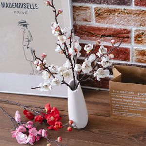 กิ่งดอกพลัมประดิษฐ์ CallaFloral สีขาว ชมพู แดง สำหรับตกแต่งภายใน งานแต่งงาน ดอกไม้ก้านเดี่ยว MW36890 - Product Image 1