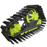 Chenilles en caoutchouc triangulaires de haute qualité à charge lourde et stabilité accrue Kangtui IOS9001 pour John Deere W100 W550 W650 C440 R2300