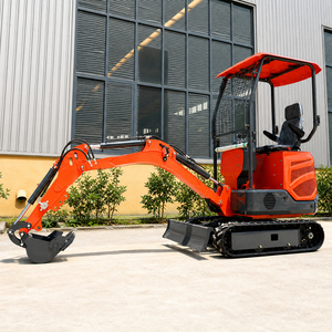 Mini-excavatrice de 1,2 tonne, directement de l'usine, engin de construction sur chenilles, mini-pelle multifonctionnelle pour jardin et usage domestique, petite pelle diesel - Product Image 6