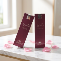 Boîtes d'emballage plates en carton rigide de luxe pour cosmétiques, avec gaufrage personnalisé, finition brillante/mate, recyclables, pour lotion