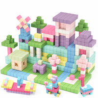Blocs magnétiques en forme de cube avec logo personnalisé, éducatifs, Montessori, certifiés REACH ASTM CPC