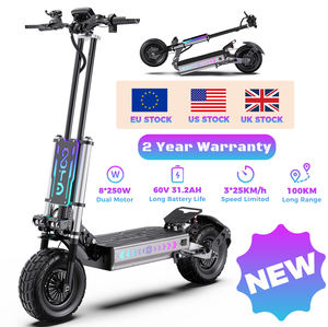 สกู๊ตเตอร์ไฟฟ้า US EU UK Dropshipping รุ่น T90 คูล ดูอัล มอเตอร์ แบตเตอรี่ลิเธียม 60V 31.2AH กำลังสูง 2100W *2 ระยะทางไกล ความเร็วสูง T90 Mounta - Product Image 4