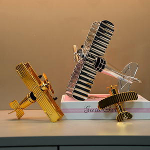 Figuras Metálicas de Aviones de Mystic Arts, Coleccionables, Decoración para el Hogar, Adorno de Escritorio, Regalo para Niños - Product Image 1