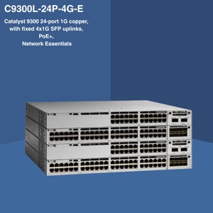 For Cisco <b>Catalyst</b> C9300L-24P-4G-E 24-Port Gigabit PoE Layer 3 Managed Stackable Network Switch with 1-Year Warranty SNMP - Product Image 1