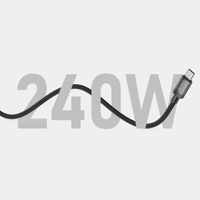 Tendencia 1,5 M 240W 100W Usb 2,0 Cable 48V 5a Usb C a Usb C Cable de carga súper rápida Cables de datos para teléfonos I 15 A Android Pc