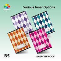 Cuaderno Escolar Personalizable con Encuadernación Tipo Saddle Bound, con Patrón Personalizado y Opción de Logotipo Personalizado