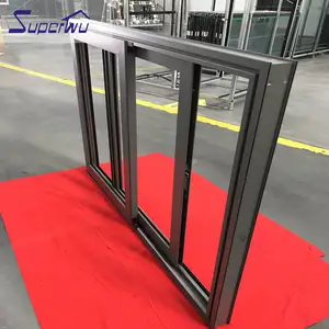 Super house Aluminium fenster Made In China Energie sparendes Doppelglas-Aluminium-Schiebefenster mit AS2047 NFRC DADE Approved