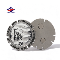 Aimants de réfrigérateur en métal émaillé souple personnalisés avec logo promotionnel Longzhiyu 20 ans, souvenirs touristiques de ville, autocollants magnétiques pour réfrigérateur