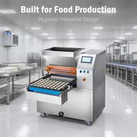 Machine à fabriquer des biscuits, machine industrielle de dépose de biscuits, commande PLC, acier inoxydable, pour usine de biscuits