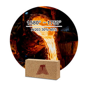 Brique d'argile réfractaire de production personnalisée de matière première de haute pureté pour la fusion de métaux non ferreux - Product Image 1