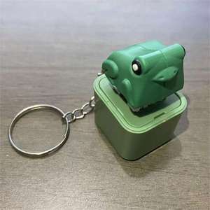 Online Shopping System China 1688 Agent Taobao Buying Cartoon Duckling Frog <b>Fidget</b> Sound Toy with <b>Keychain</b> - Product Image 2