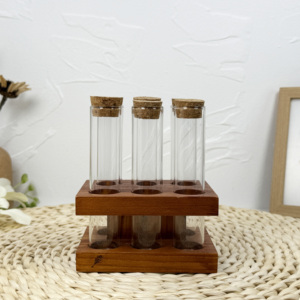 Bouteille en verre de liège à tube inférieur de 30mm avec sérigraphie, échantillon gratuit pour l'emballage de bonbons et la bouteille de dérive souhaitée - Product Image 1