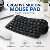Clavier pliable en Silicone, pour PC, ordinateur portable, avec fil, Standard, connexion USB, rainurage étanche, pour Notebook