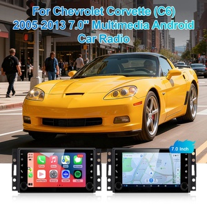 Navihua New Design 7 Inch Android Car Radio GPS Navigation Multimedia Carplay Auto <b>Stereo</b> Unit for Chevrolet Corvette 2005 2013 - Product Image 4