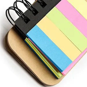 Adesivi per appunti a forma di sandwich riciclati, gadget ecologici - Product Image 3