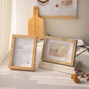 Bán Buôn trong suốt hai mặt kính hình ảnh khung gỗ và Acrylic nổi khung ảnh tường nghệ thuật - Product Image 2