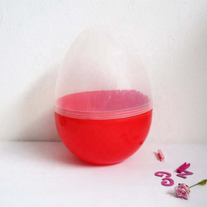 Hongen Wholesale Hot Selling 2pcs Child Factory Price Jumbo Clear <b>Plastic</b> Easter <b>Egg</b>-Waterproof & Durable - Product Image 3