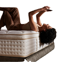 Matelas Hybride Moderne à Compression, Tissu Respirant, Matelas Orthopédique, Enroulable dans une Boîte en Carton, Meubles de Chambre à Coucher