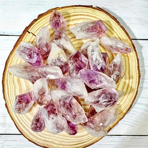 Tự Nhiên Khắc Thạch Anh Tím Răng Đá Tím Bạc Núi Hương Liệu Cá Cho Tank Trang Trí Tình Yêu Pha Lê Hoa Nồi Cho Ho - Product Image 3