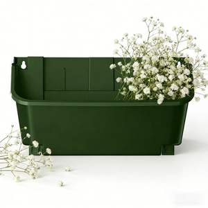 Meilleures ventes - <span class=keywords><strong>Grand</strong></span> pot de jardin en plastique, écologique, suspendu au mur, empilable verticalement, pour l'intérieur - Product Image 6