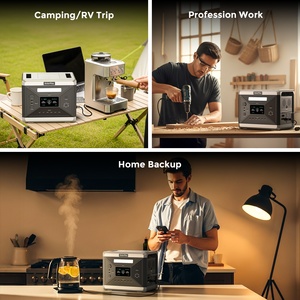 <span class=keywords><strong>Inversor</strong></span> Solar de Onda Sinusoidal Pura de <span class=keywords><strong>2400W</strong></span>, Generador Portátil LiFePO4 de 2160Wh, Panel Solar para Carga de Coche, Linterna Externa para Exteriores - Product Image 6