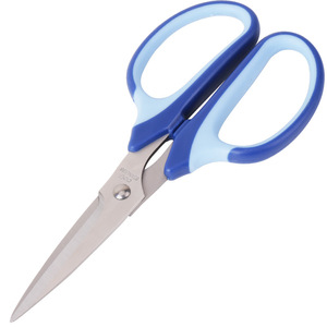Deli Scissors Stainless Steel 6 Inch Rubber Handle Craft Office Household Use - Product Image 5