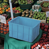 Caisses en plastique pour fruits et légumes JINDU Light Wholesale, robustes, durables et économiques.