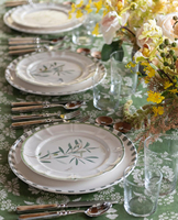 Joy Vaisselle Dreamy Butterfly Porcelain Leaf Assiettes