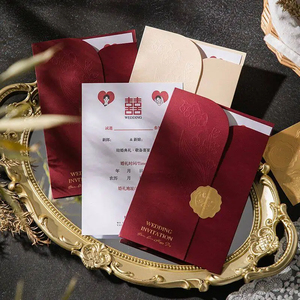 Pegatina Personalizada con Flores Blancas para Sobres <span class=keywords><strong>de</strong></span> Invitaciones <span class=keywords><strong>de</strong></span> Boda, Impresión Tipográfica, Tarjetas <span class=keywords><strong>de</strong></span> Visita con Sobres <span class=keywords><strong>de</strong></span> Papel <span class=keywords><strong>de</strong></span> Tapa Dura - Product Image 6