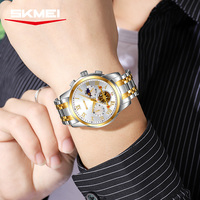 Montres pour hommes OEM/ODM personnalisées avec logo, style simple et antique, en acier inoxydable, verre quartz, 20 mm, étanches 3 ATM