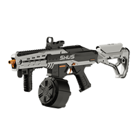 KK 74CM M416 Blaster à billes de gel électrique, portée de 100 pieds, rechargeable, automatique, pistolet à éclaboussures, pistolet à billes de gel